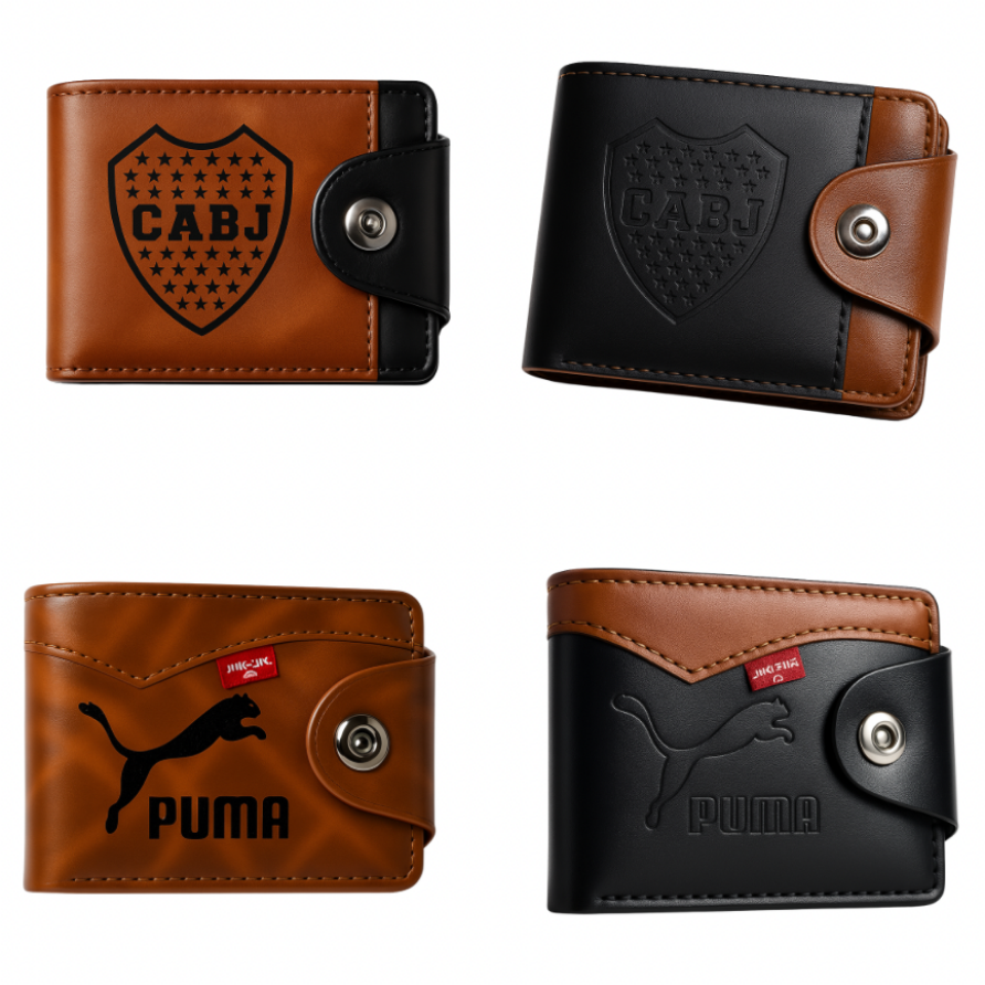 Billetera Marcas (Puma/Adidas/Boca)