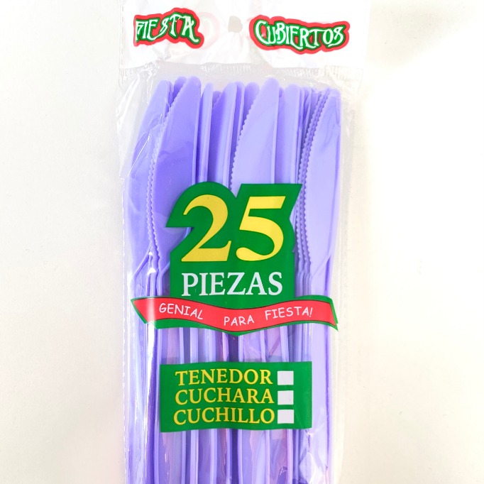 Cuchillo Plástico Colores