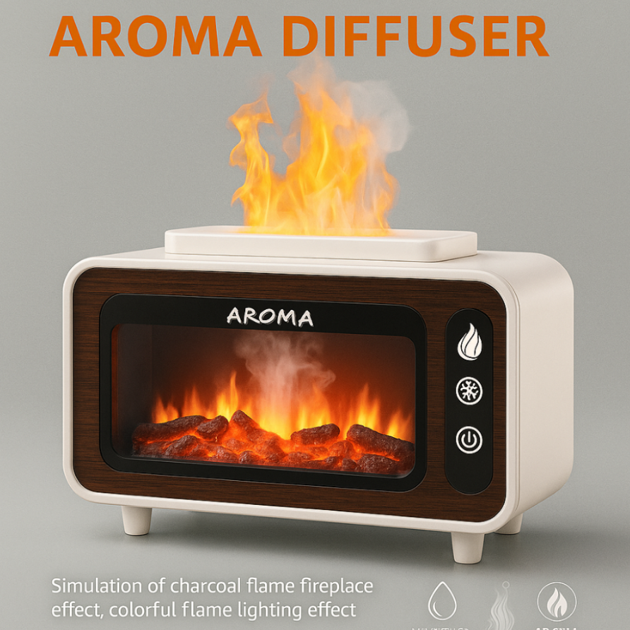 Humidificador Fogata Vintage   art 91072