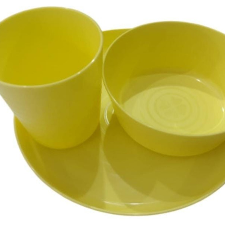 Kit vaso c/ plato