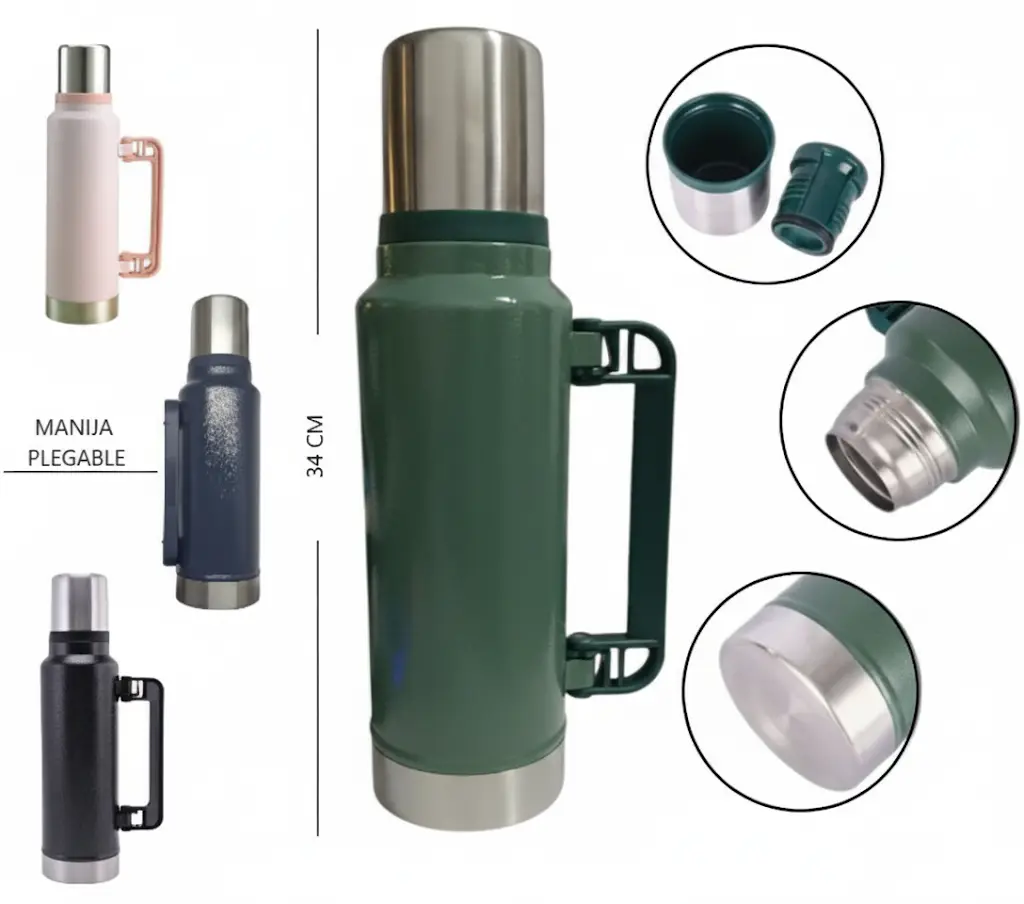 [ITT1200L] Termo Inox c/ Manija 1.2lt