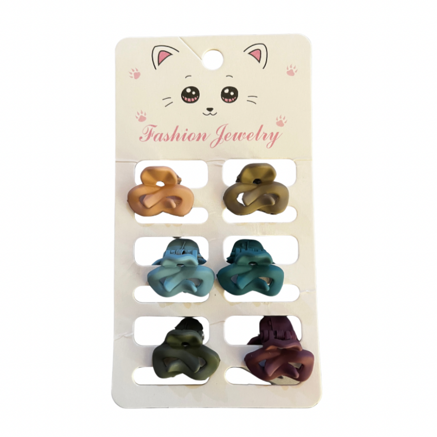 Broches moño x 6 art 04/03