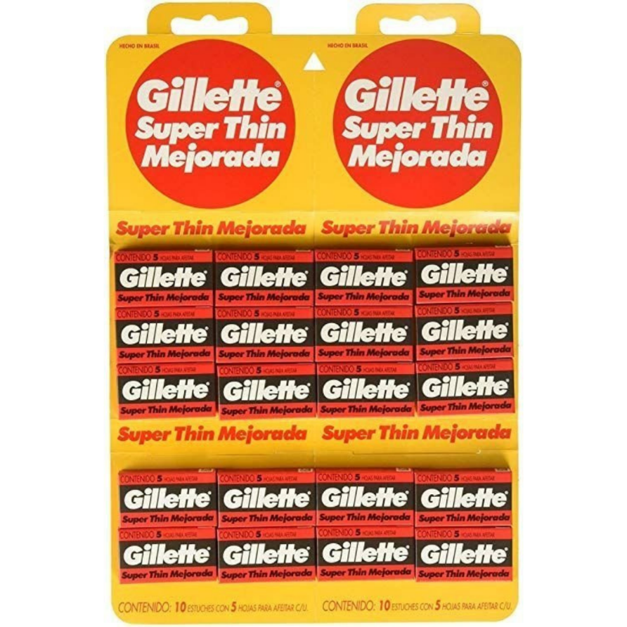 Hoja de Afeitar Gillette x5