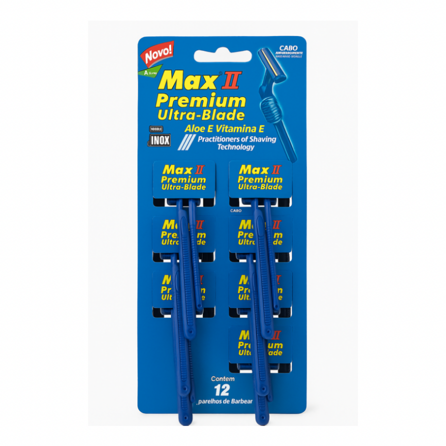 Maquina Afeitar x12 Max II  caballero