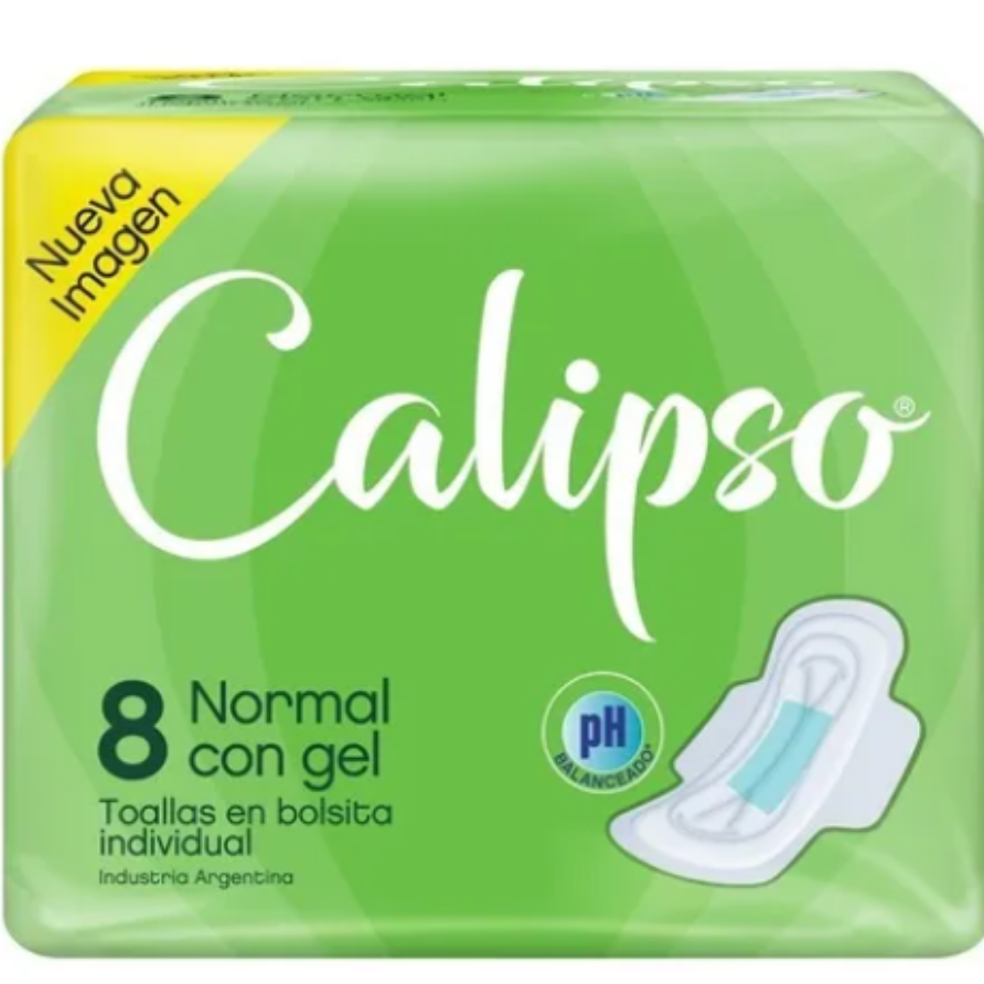 Toallita Calipso C/Alas Verde x8