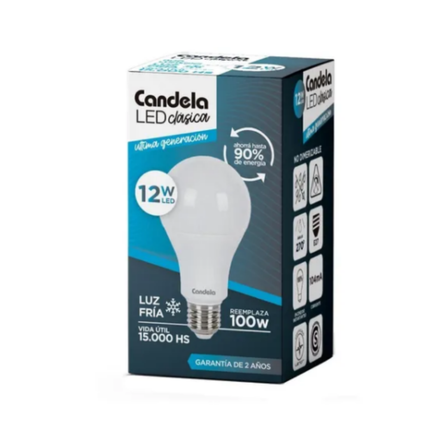 [ER143] Lampara Led Candela 12w Fria