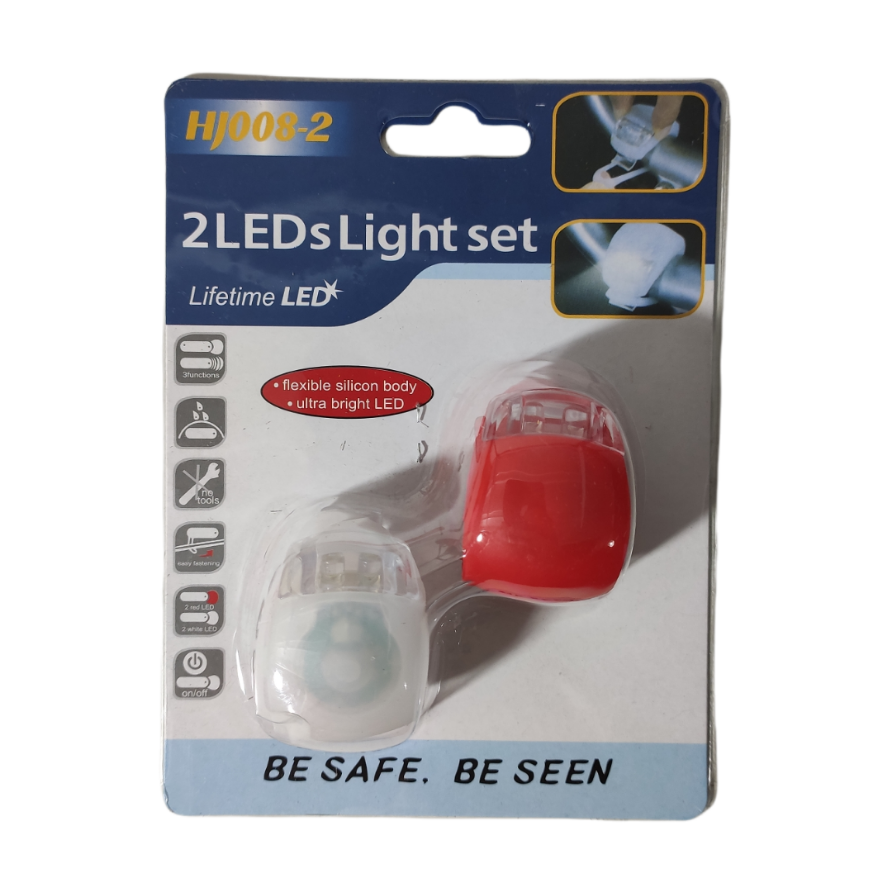 [ITXR011] Luz Bicicleta Goma Silicona ART.90044