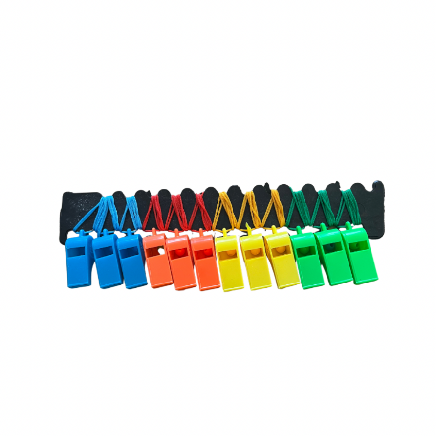 Silbatos Plasticos x 12
