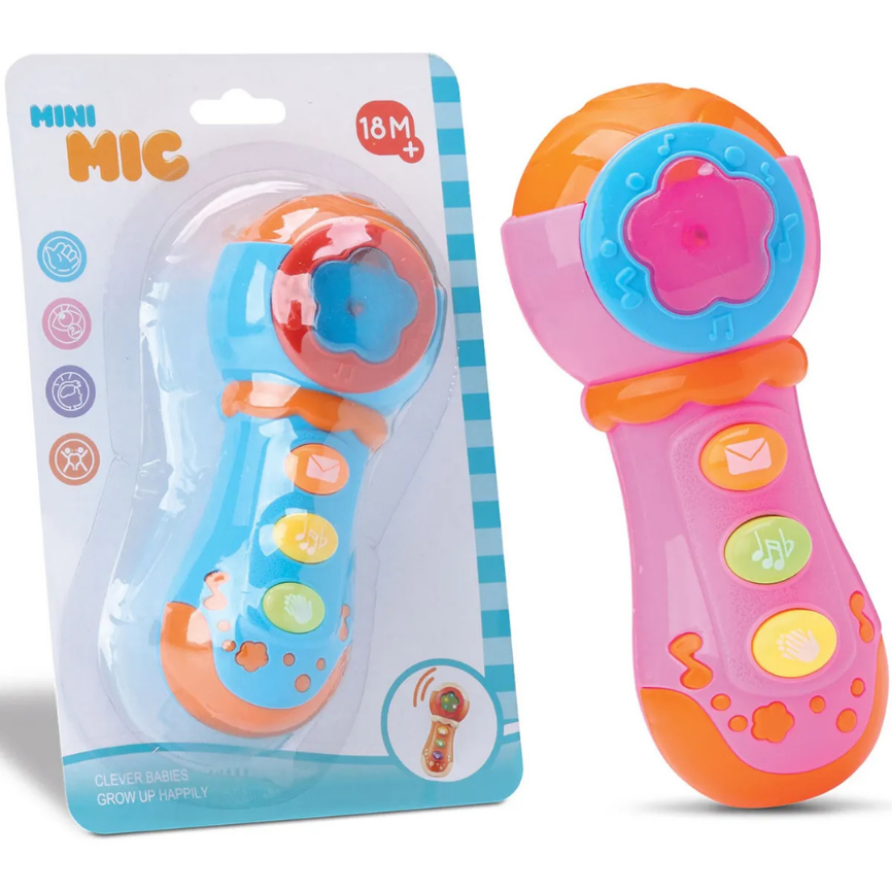 Mini microfono musical/ luz art 3240
