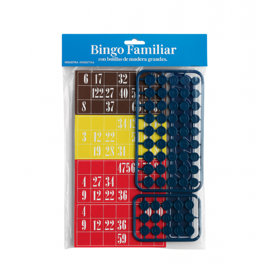 Bingo Familiar Plastico