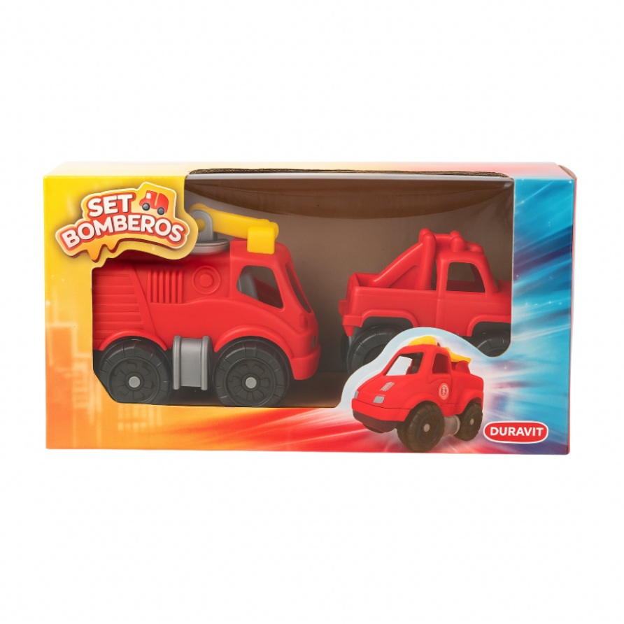 Camiones Duravit Set de Bomberos x2 Art. 367