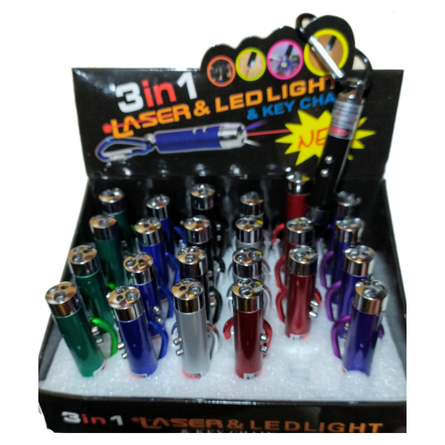 [PL9031] Puntero Laser 3 en 1 Art. 89031