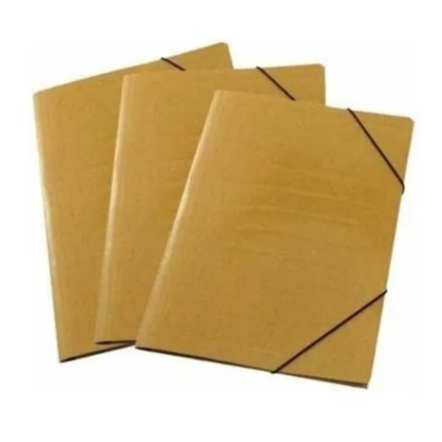 Carpeta N°5 Oficio 3 Solapas Marron