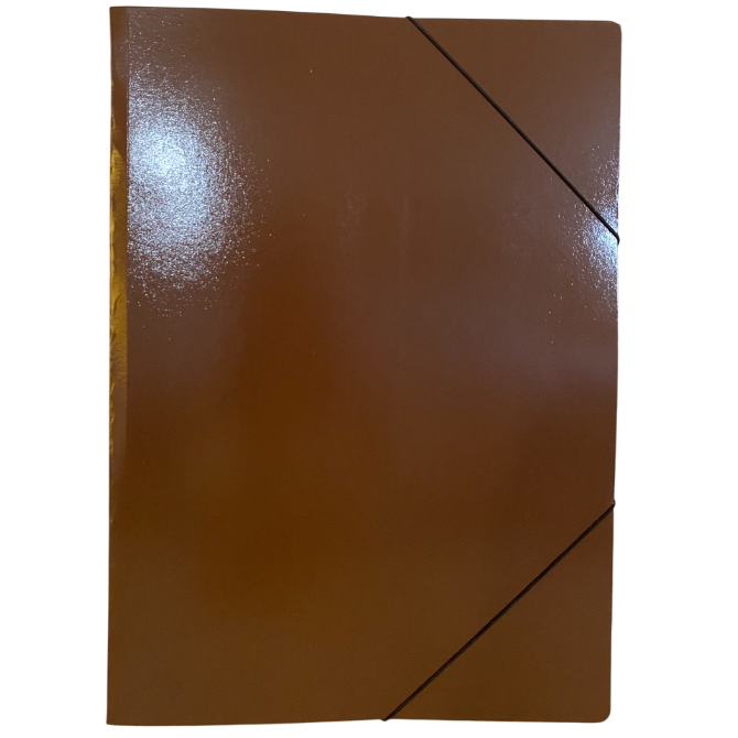 [ML 339099] Carpeta N°6 3 solapas Marron