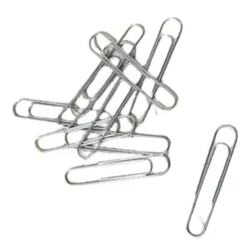 Clips plateados