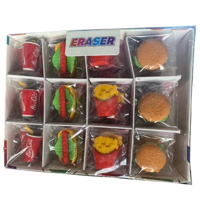 [ACLIB9632] Gomas de Borrar Comida Rapida