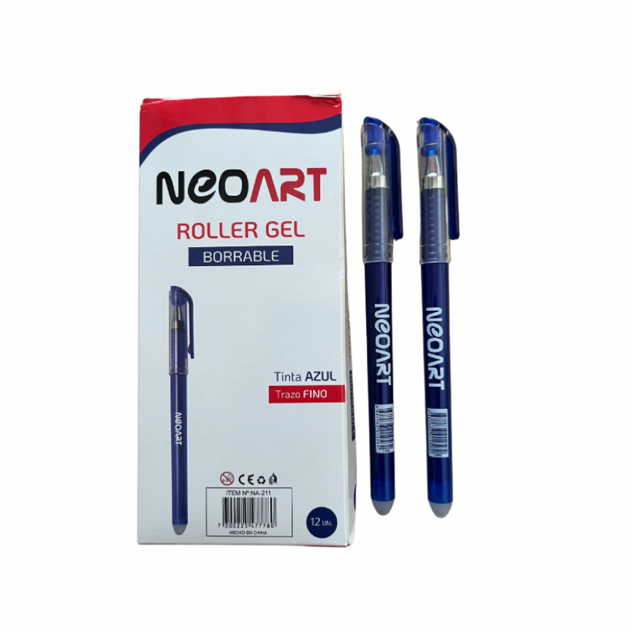 Lapicera Azul Borrable Neo