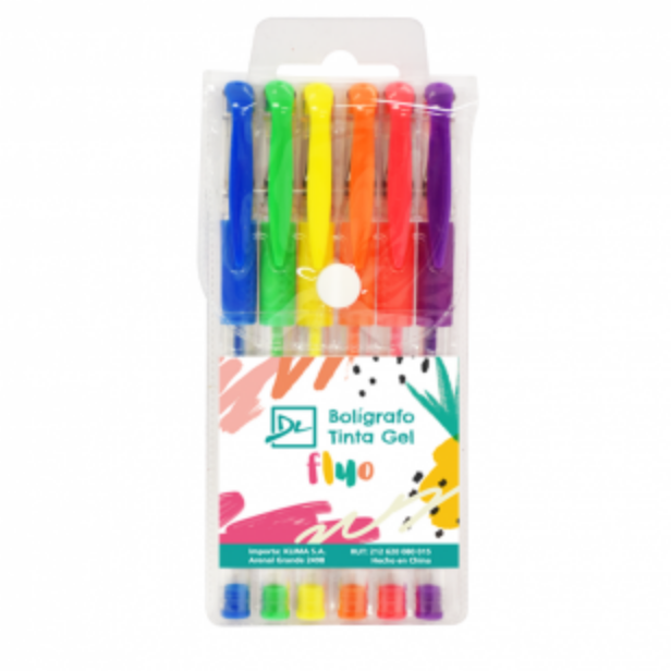 Lapicera Fluor x6