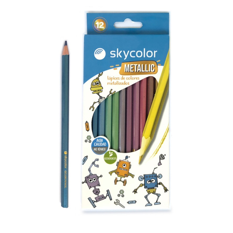 Lapices Sky Color x12 L Metalizado