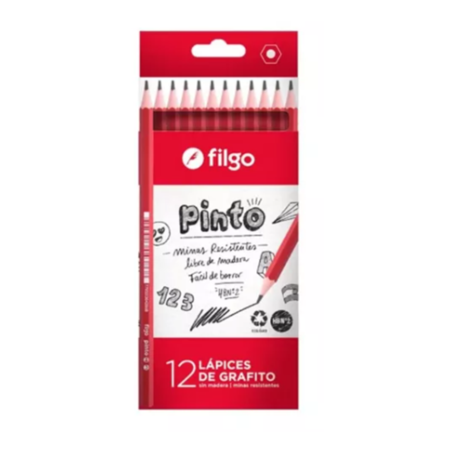 Lapiz Negro Filgo x12