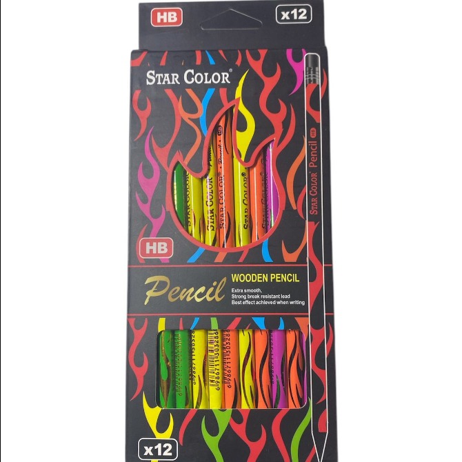 Lapiz Negro Star Color x12