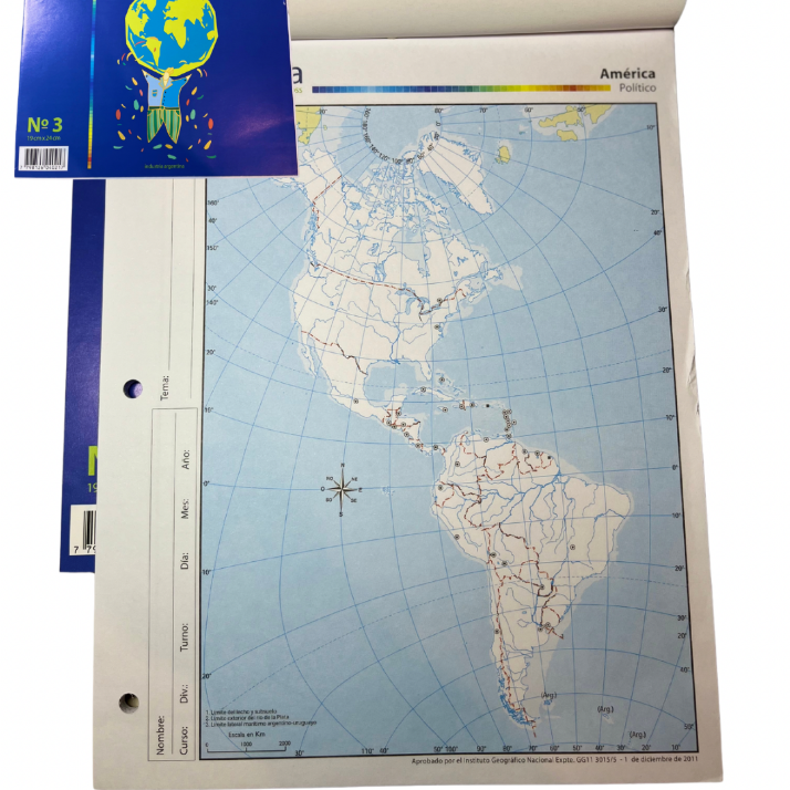Mapa N°3  America Politico x10