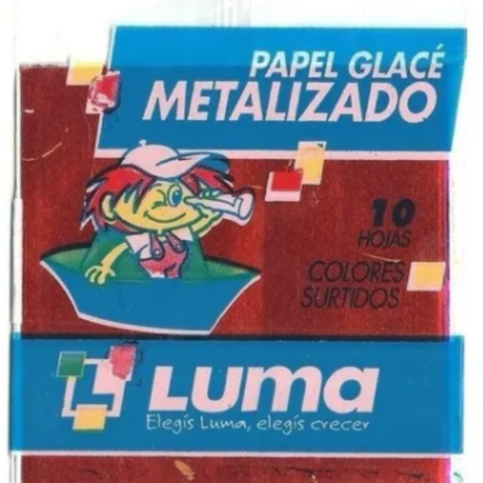 Papel Glace Metalizado