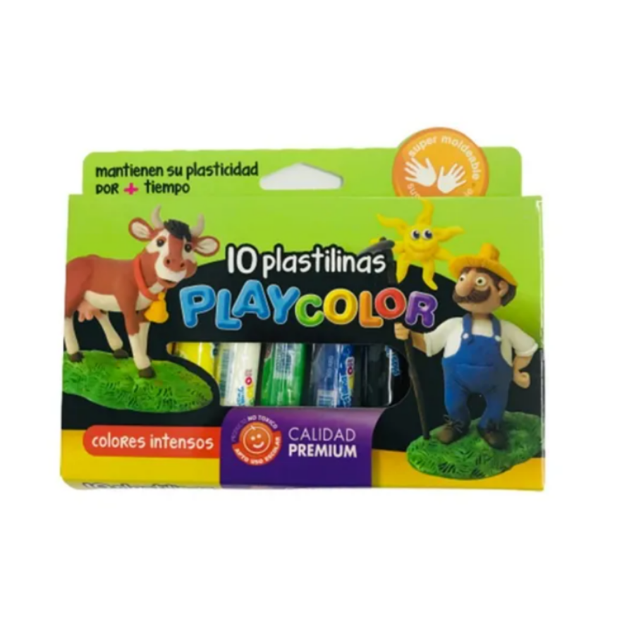 Plastilina x10 Playcolor