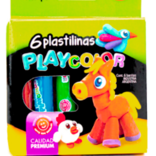 Plastilina x6 Playcolor