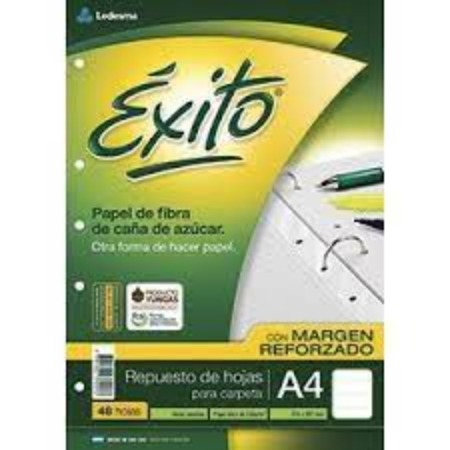 [ML363301] Repuesto Exito Cuadriculado A4 x 48