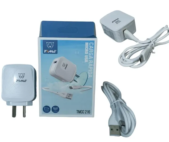 Cargador Time 2.1 Micro USB Art.216