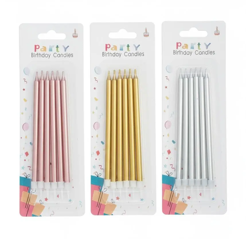 [PL1123] Velas Cumpleaños Colores Art. 123
