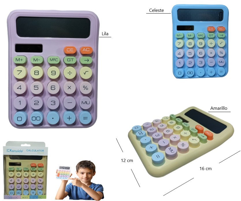 [ITKK2280] Calculadora Karuida 12 Dígitos KK2280