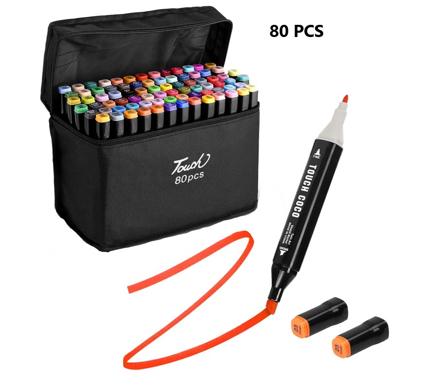 [ITMKB80] Marcadores Touch Doble Pta  x 80pcs
