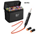 Marcadores Touch Doble Pta  x 80pcs