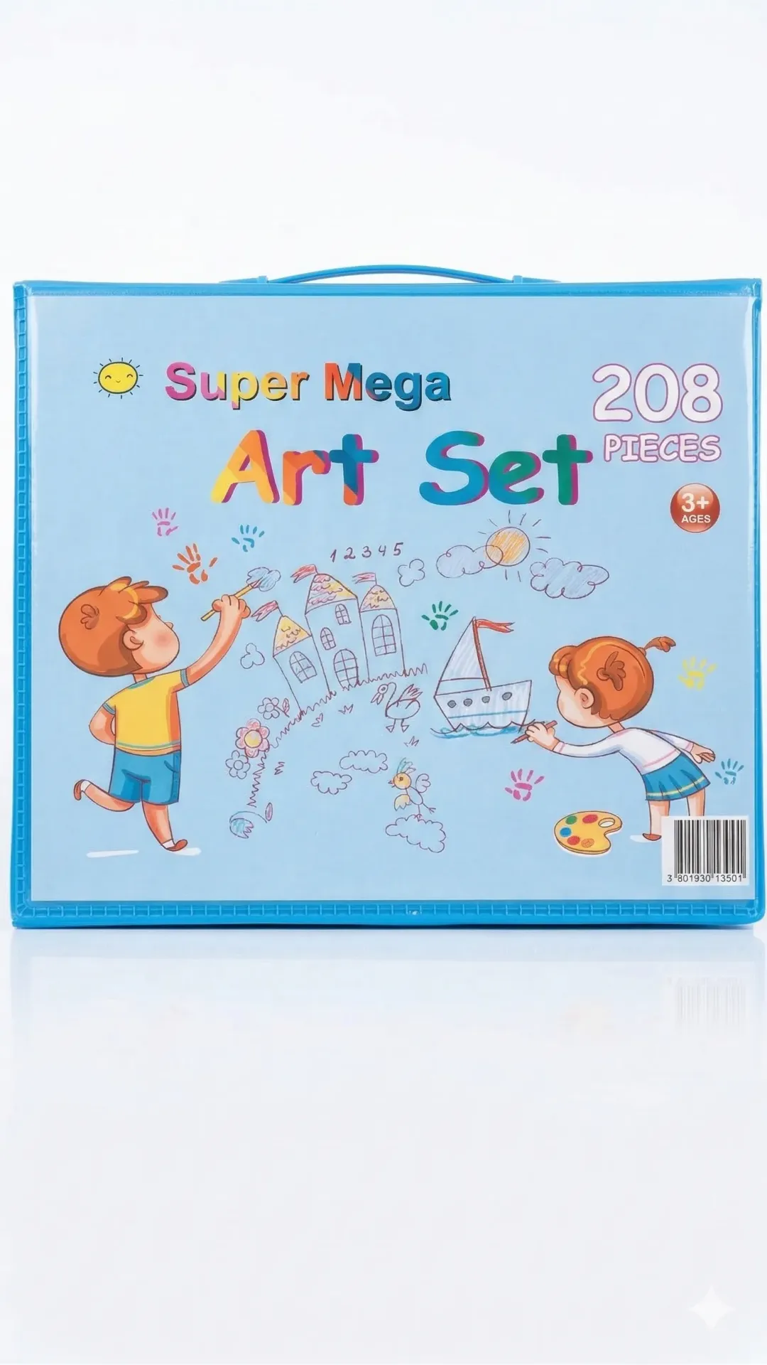 [ITAL202] SET de Arte Super Mega 208 pz