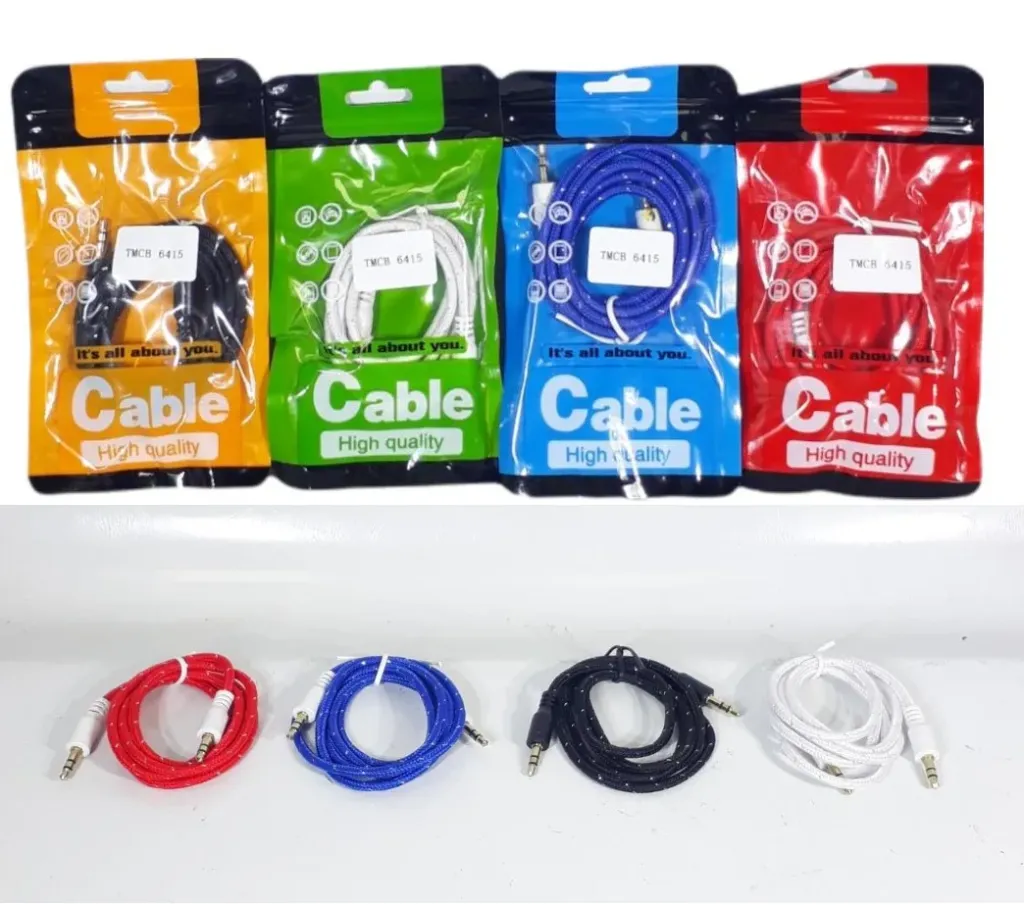 Cable Auxiliar Colores 60 cm 3.5 Art. 46012