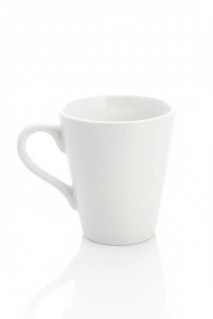 Taza Conica Blanca Lisa Art. 301