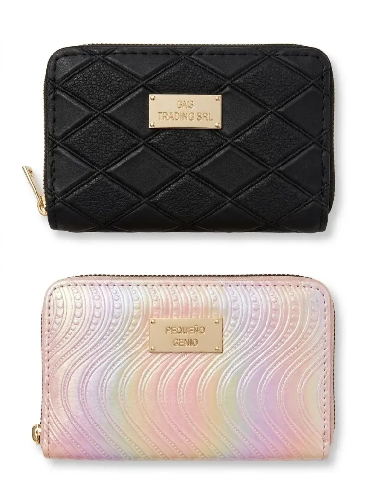 [CTHAK44] Billetera de Mujer 16cm 2 Cierres