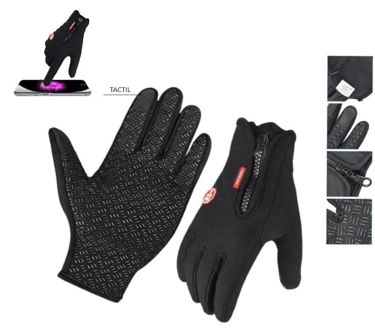 Guantes Moto Neoprene c/cierre M/L/XL Art 9326