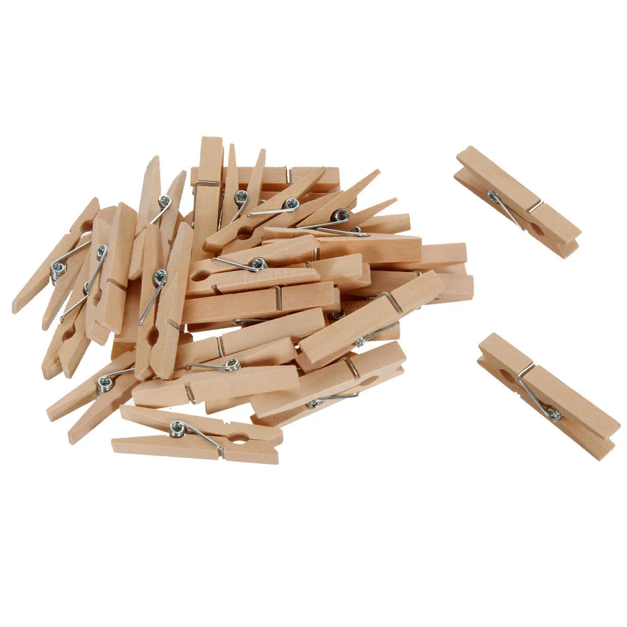 Broches Madera Natural WB507