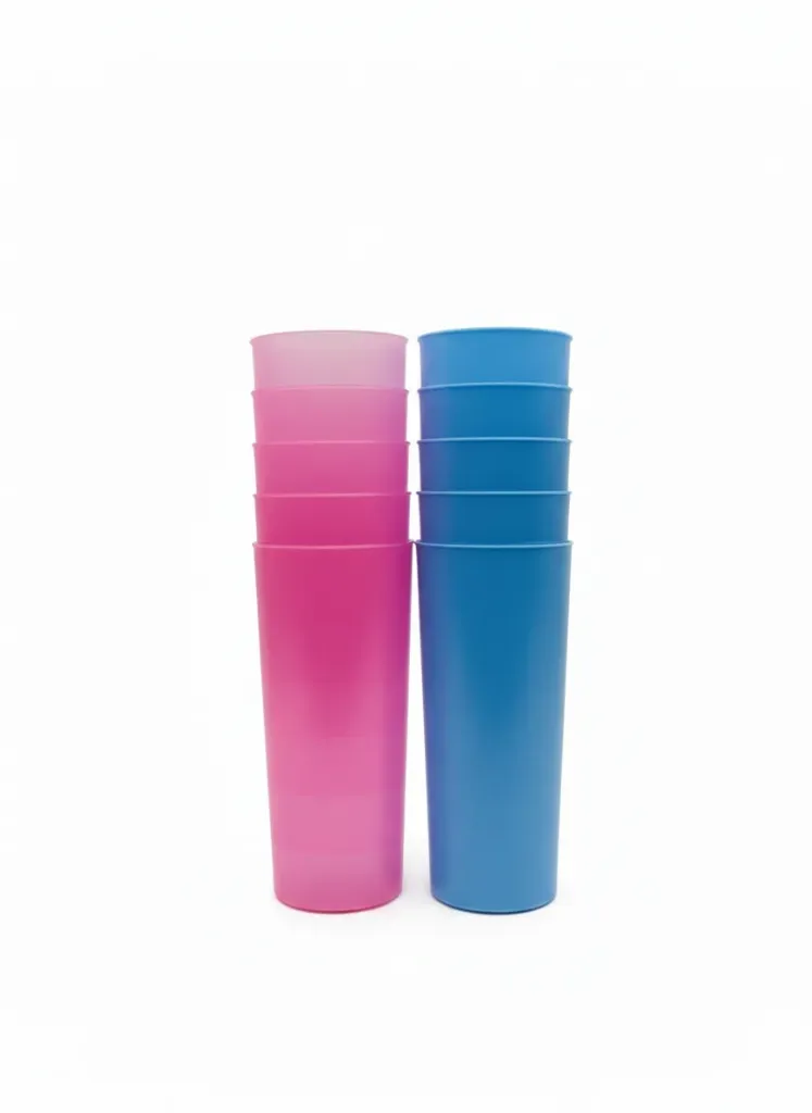Vasos Tubitos Cotillon x10 Art. 5497