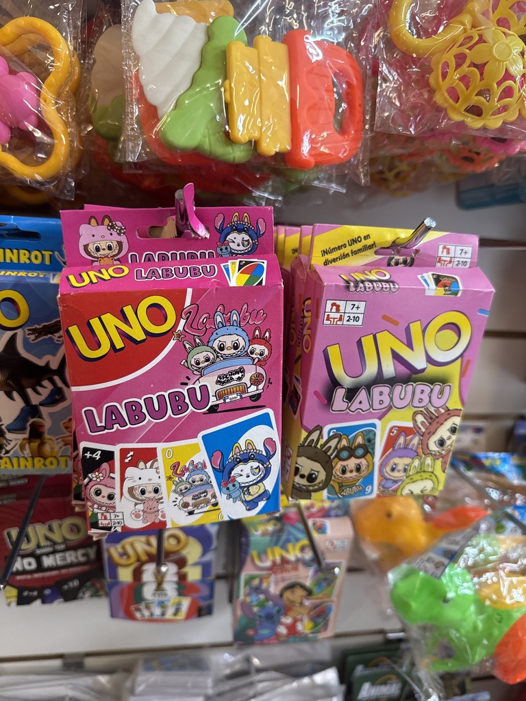 Cartas Uno Labubu