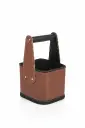 Canasta Porta Mate Mango Rigido Simil Carpincho Art. 888
