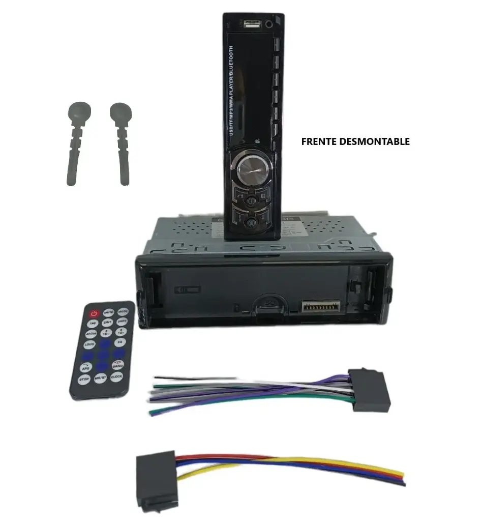 Stereo de Auto Desmontable BT/FM/MP3/USB/SD 1785