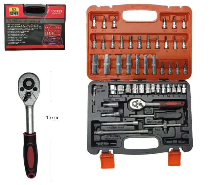 Set de Llave Tubo 53 PCS Art 142 