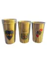 Vaso aluminio Boca/River/AFA