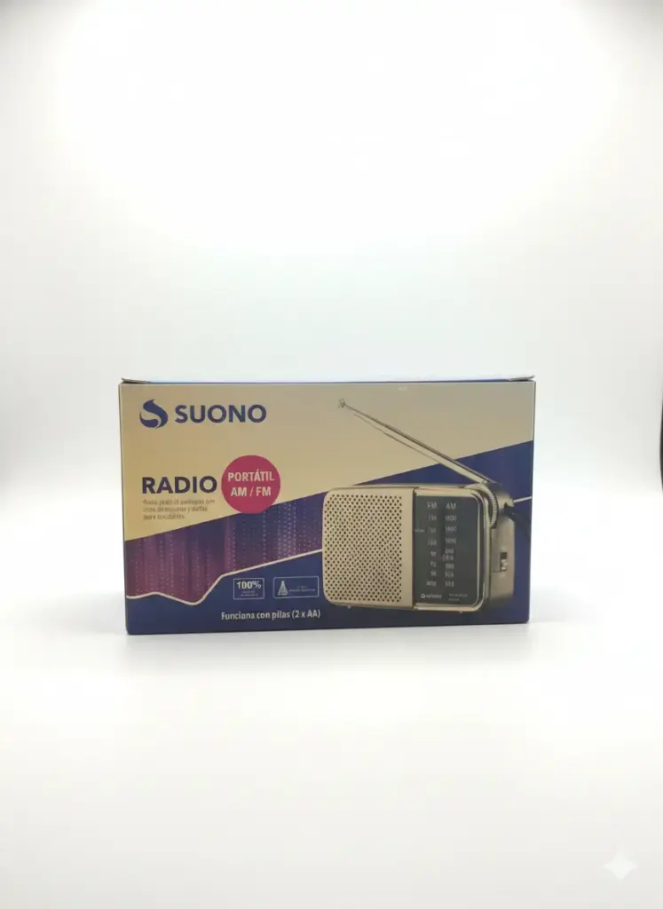 Radio 2 bandas AM/FM Suono