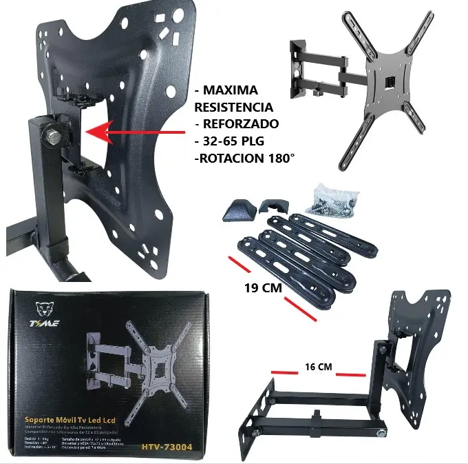 Soporte de TV Brazo 32-65 PLG Art. 73004
