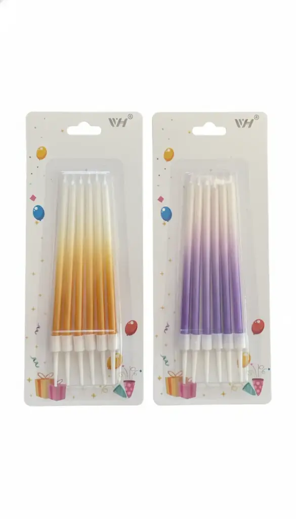 Velas Cumpleaños Degrade x6 0556